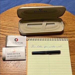 Sheaffer Blue and Gold Mini Pen